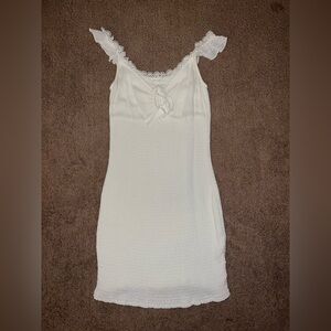 ILLA ILLA Cream Lace Detail Dress